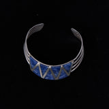 Blue Horizon Silver Cuff