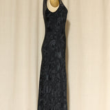 VS Gold Label Black Dress with Sheer Back