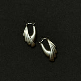 Vintage silver wing earrings