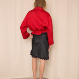 Studio 0001 by Ferre Red Bomber Jacket
