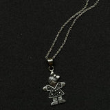 Vintage Sterling Silver Girl Necklace