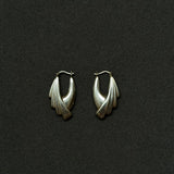 Vintage silver wing earrings