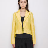 Gabrielle Carlson Yellow Blouse, size S, 20.5-inch front, 25-inch back, 15-inch shoulder. Very good condition