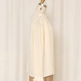Vintage AK Cream Silk Blouse