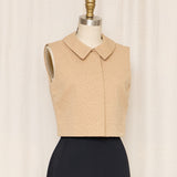 Yves saint Laurent 2011 Tan Embroidered Vest