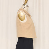 Yves saint Laurent 2011 Tan Embroidered Vest