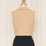 Yves saint Laurent 2011 Tan Embroidered Vest