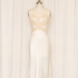 1950’s Light Pink Nightgown with Lace Panels