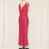 1940’s Red Striped Nightgown