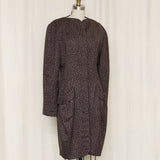 Mirrors of Krizia Brown Wool Coat