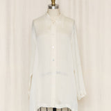 Silk Sheer Stripe Shirt
