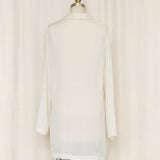 Silk Sheer Stripe Shirt