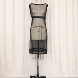 Moschino Sheer Black Dress
