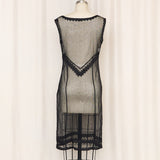 Moschino Sheer Black Dress