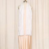 Vintage Jones NY White Scarf