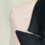 Dolce& Gabbana Vintage Pink Blazer with Black Trim