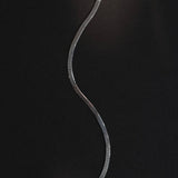 Vintage Thick Chain Sterling Silver Bracelet, J41B