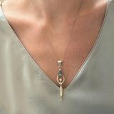 Sterling Silver Charles Albert Women Figure Necklace