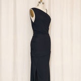 Versus Versace Black Assymetrical Dress