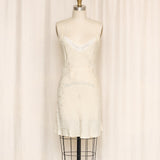 Maryann's Boutique Cream Silk Slip Dress