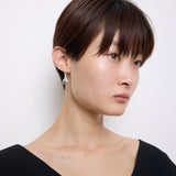 Vintage Sterling Silver Textured Drop Earrings