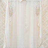 Vintage Silk Embroidered Blouse