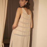 Vintage Silk Sheer Tunic Dress