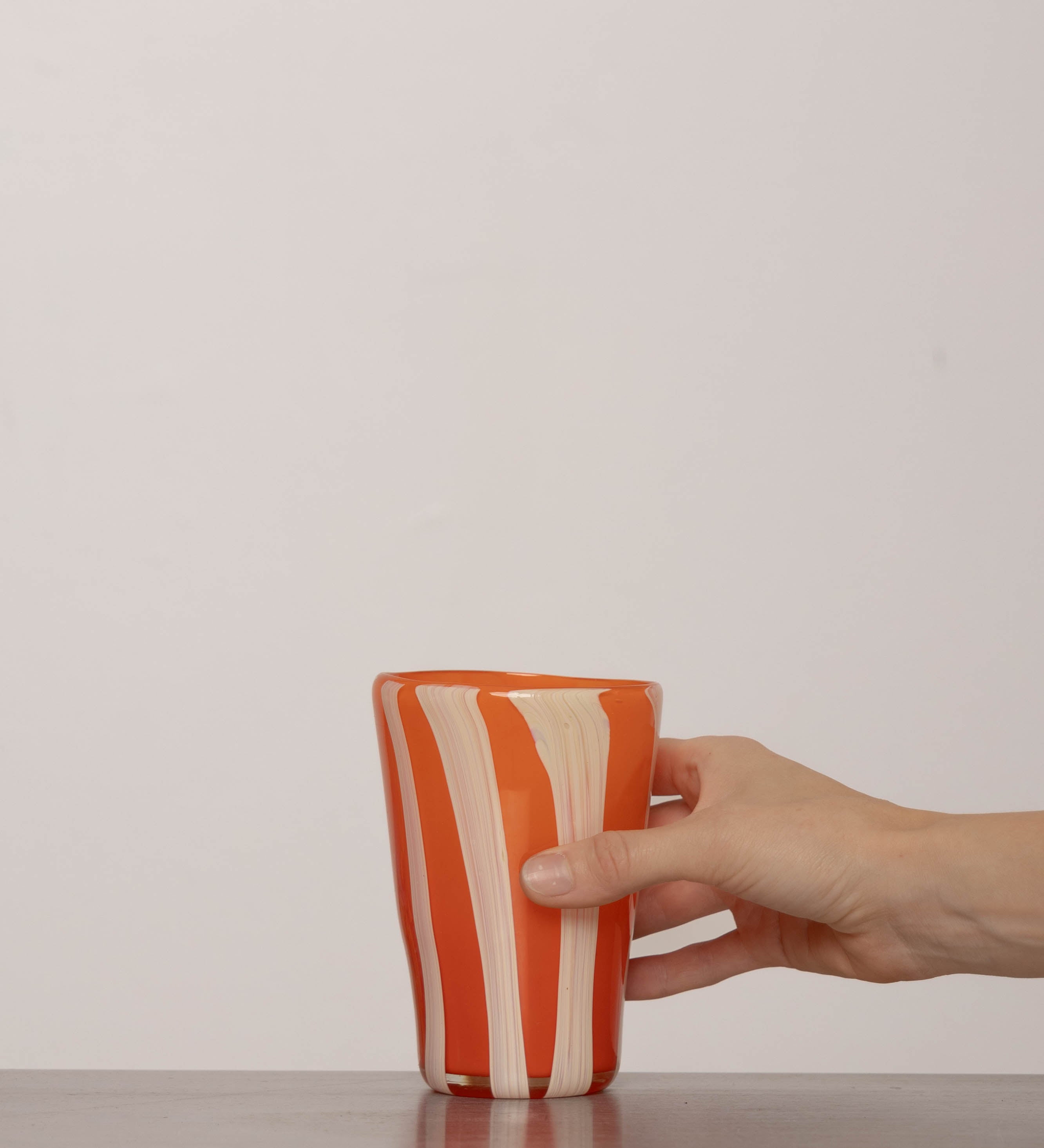 YAKUSH STRIPS Glass Orange - KHATA