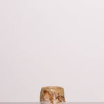 Discover the Pottery Park Discovery Bowl 3 – a handmade wabi-sabi ceramic espresso cup, crafted by Ukrainian artist Mikhail Tolstoy, featuring a faceted shape and unique texture.