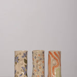 Discover the KKS Small Vase – a handmade 5.5-inch tall, 3.5-inch wide ceramic vase, featuring organic artistry and minimalist elegance.