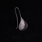 Sterling Silver Teardrop Earrings with Labradorite Stone