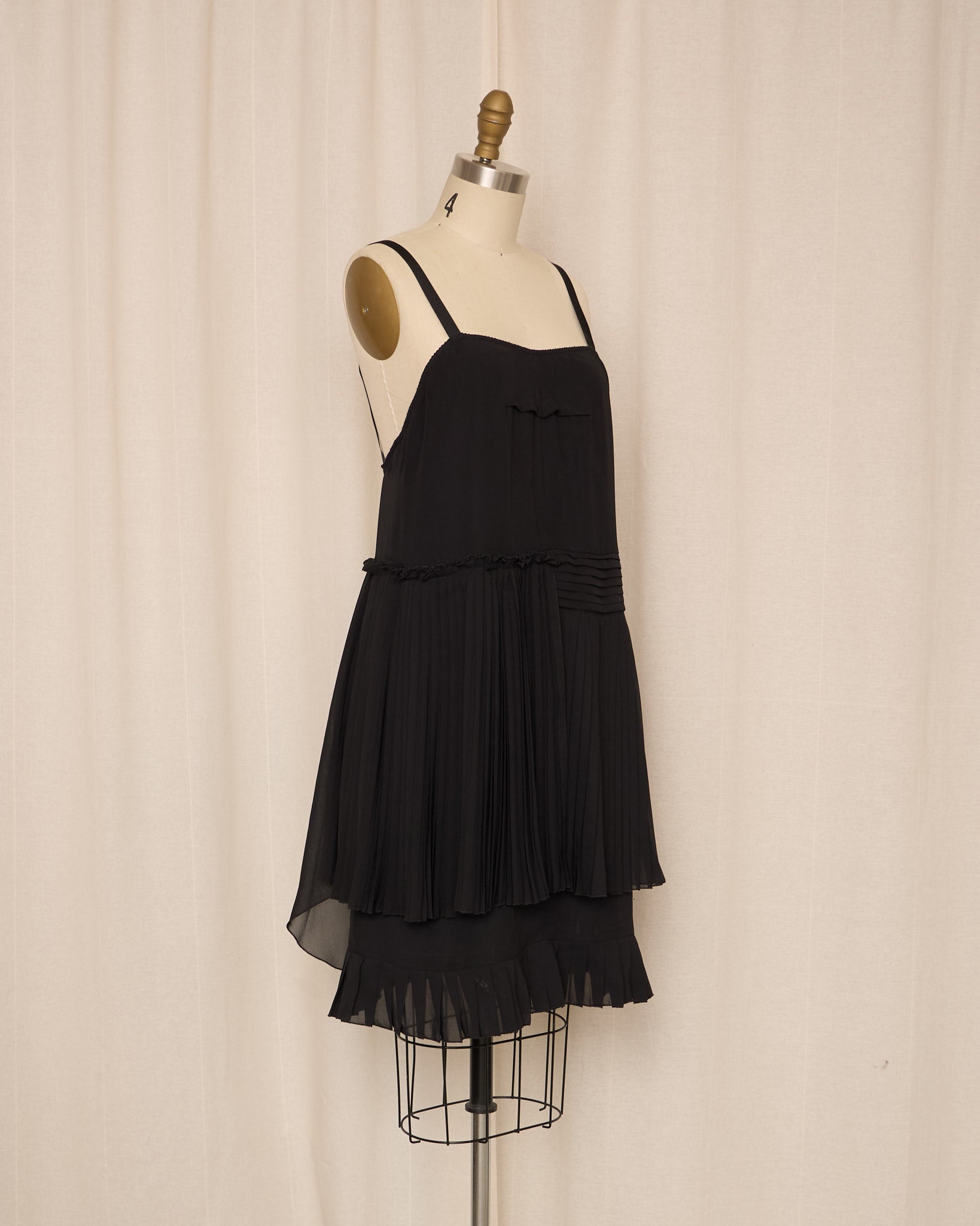 chloe pleated mini dress Chloe Pleated Shirt Mini Dress in Blue & White