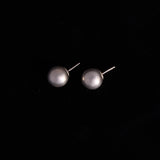 Vintage Sterling Silver Ball Earrings