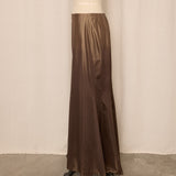 Carmen Marc Valvo Brown Ombre Long Skirt