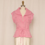 Spiegel Pink Mohair Blend Vest