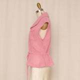 Spiegel Pink Mohair Blend Vest