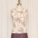 Blumarine Bow Patterned Knit Top