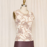Blumarine Bow Patterned Knit Top