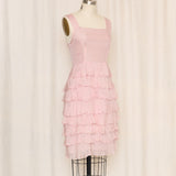Pink Tiered Dress