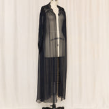 JonQuil Black Silk Robe