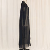 JonQuil Black Silk Robe