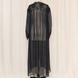 JonQuil Black Silk Robe