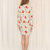 Bill Blass Floral Print Skirt Suit
