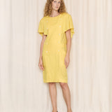 Karl Lagerfeld Vintage Yellow Linen Dress