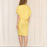 Karl Lagerfeld Vintage Yellow Linen Dress