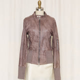 Jkt NYC Dusty Brown Moto Jacket