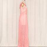 1930s Coral Gown with Sailor Collar