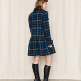 Burberry Drop Waist Wool Coat
