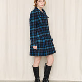 Burberry Drop Waist Wool Coat