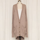 Margiela Brown Cardigan With Elbow Patches